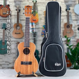 尤克里里23寸桃花芯ukulele乌克丽丽夏威夷小四弦吉他